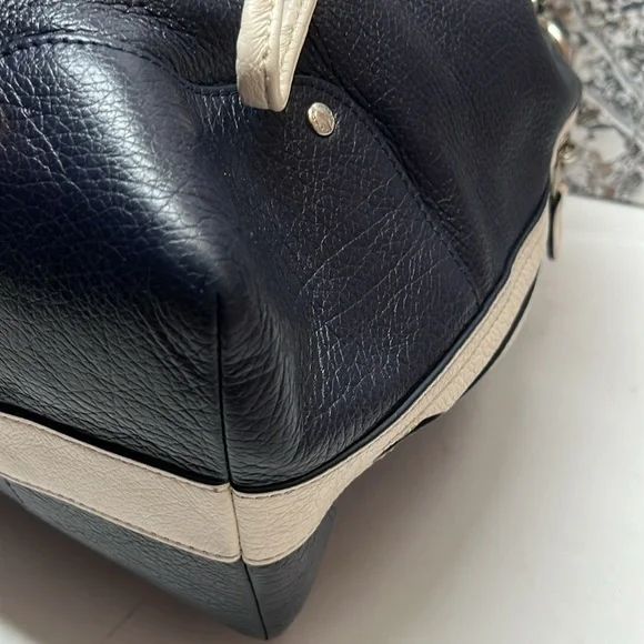 Coach Bucket Navy Blue Bag - Picture 8 of 16